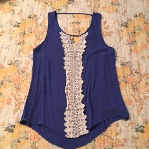 Lacey Bohemian Sleeveless Blouse